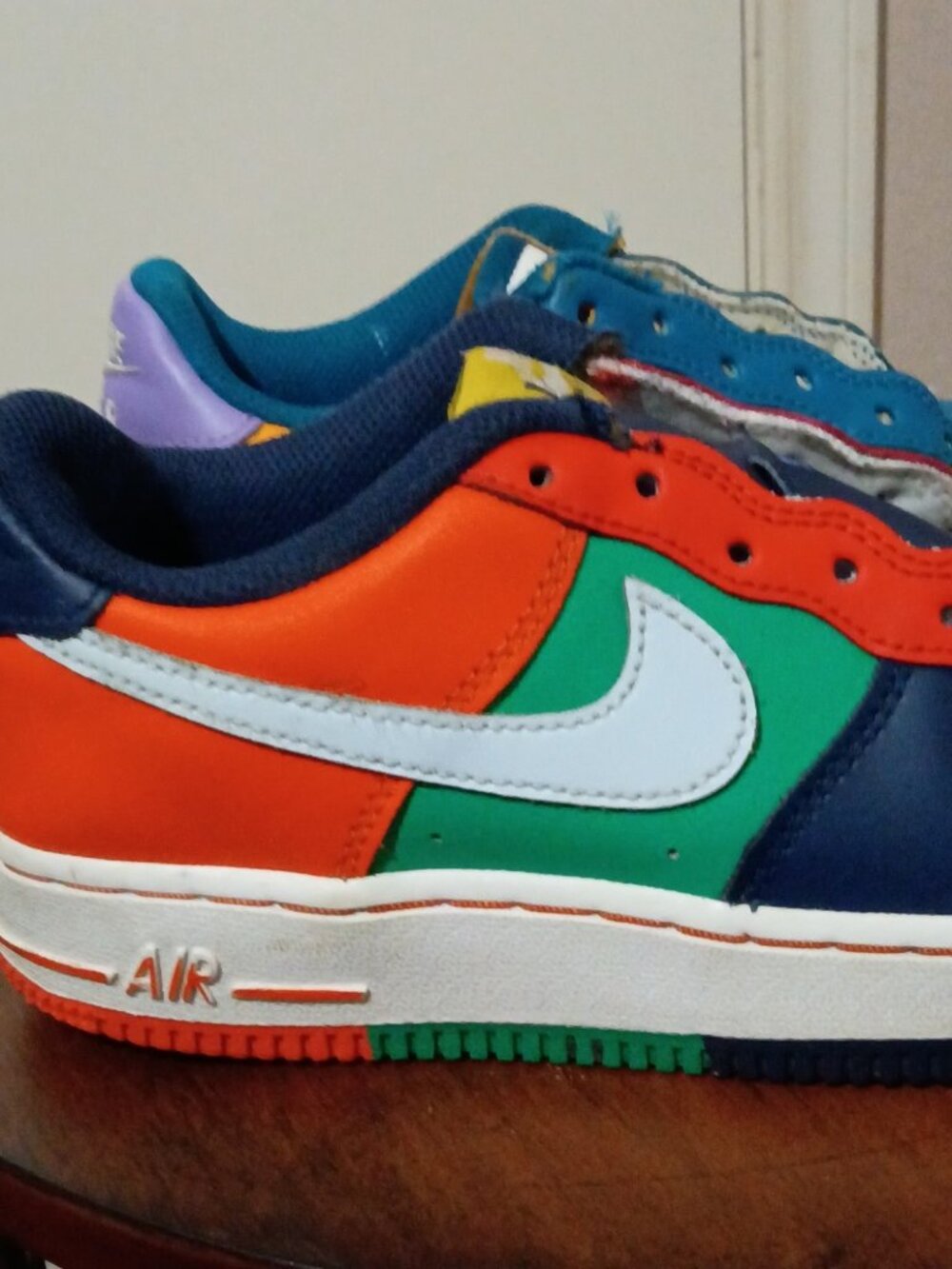 Nike AIR FORCE 1 LOW Grade School 'WHAT THE AF1' US SIZE 3.5Y FQ8368-902 - Picture 14 of 14